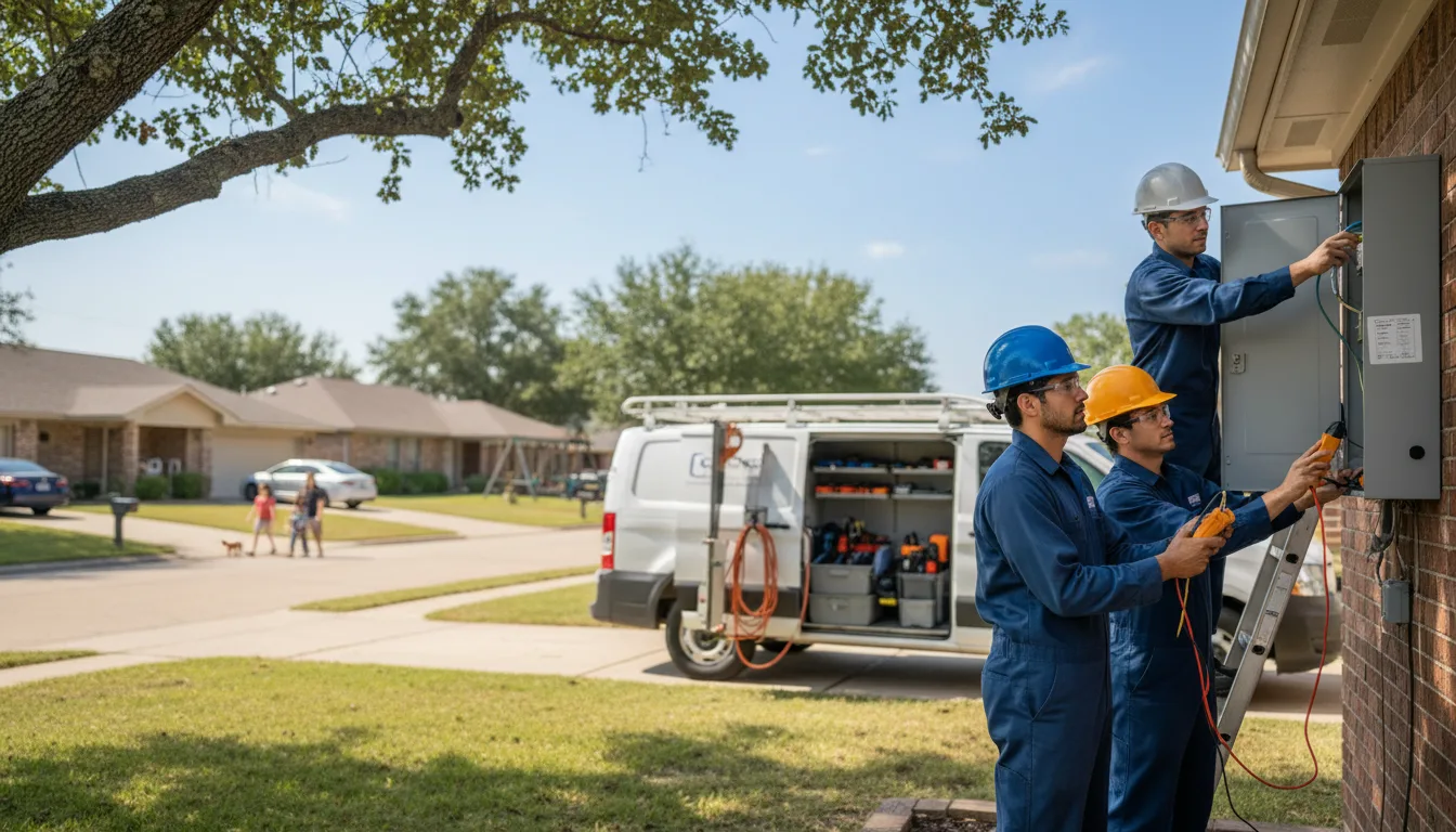 Certified electrician providing emergency electrical services in Wood, SD
